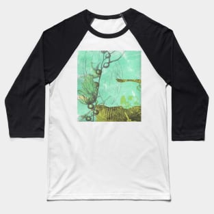 Kelp, seaweed floating underwater. Baseball T-Shirt